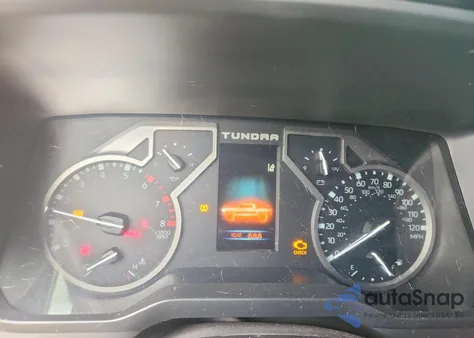 2025 Toyota Tundra Crewmax Sr из США, поврежденный, VIN 5TFLA5ABXSX048588